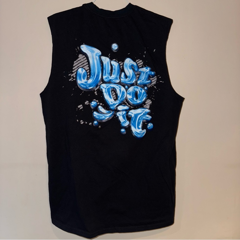 Nike Black Cut-Off Swim Tee